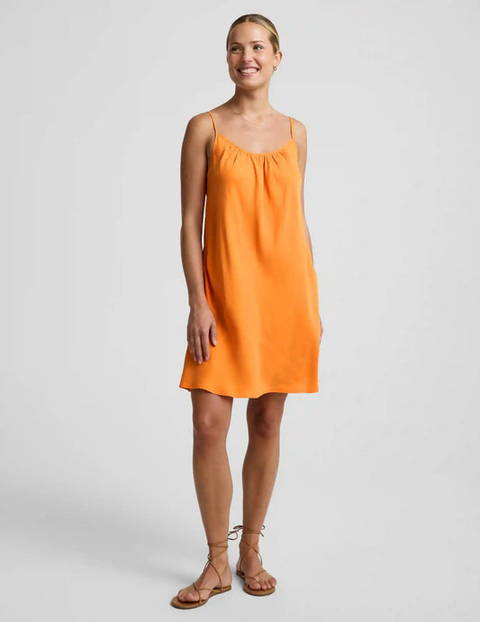 Sunkissed Cupro Mini Dress