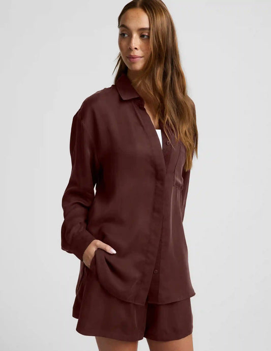 Sunkissed Cupro Button Down