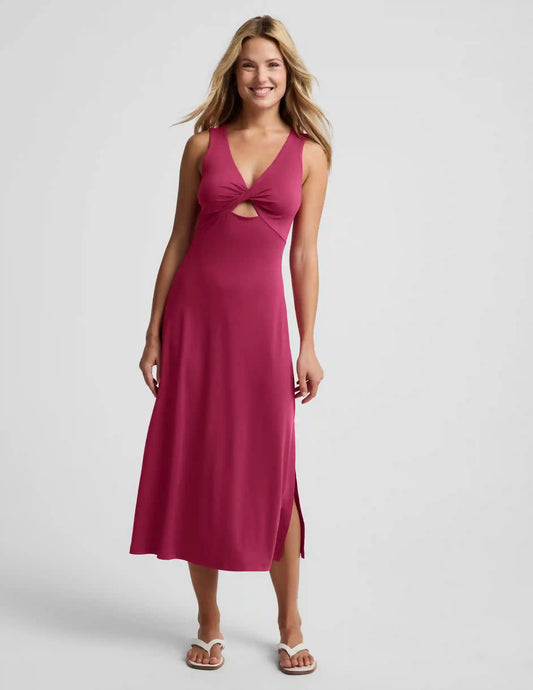 Twist Cutout Midi Dress