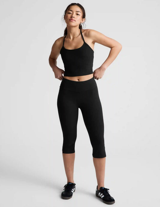 Spacedye™ Mid-Rise Slit Pedal Pusher Legging